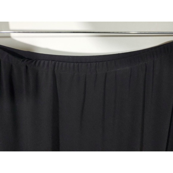 Not for Sale Dahnke Black Elastic Waist Animal Print Ruffles Long Maxi Skirt - Picture 3 of 9